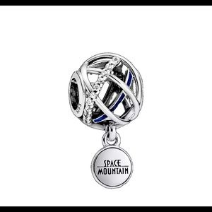 Disney parks Space Mountain attraction 
925 charm